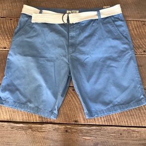 Men’s Size 40 Rustic Blue Shorts w Belt